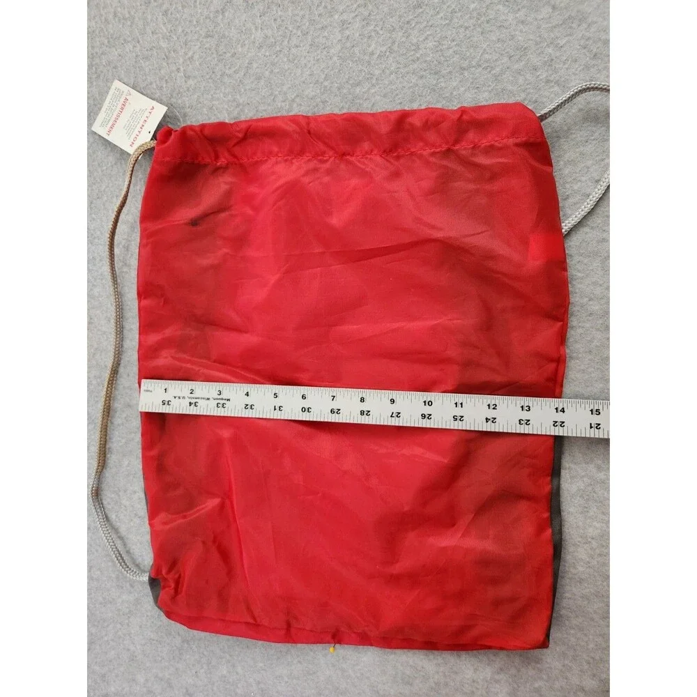 Mickey Mouse Cinch Top Backpack Lightweight Red Drawstring Bag Travel Disney‎